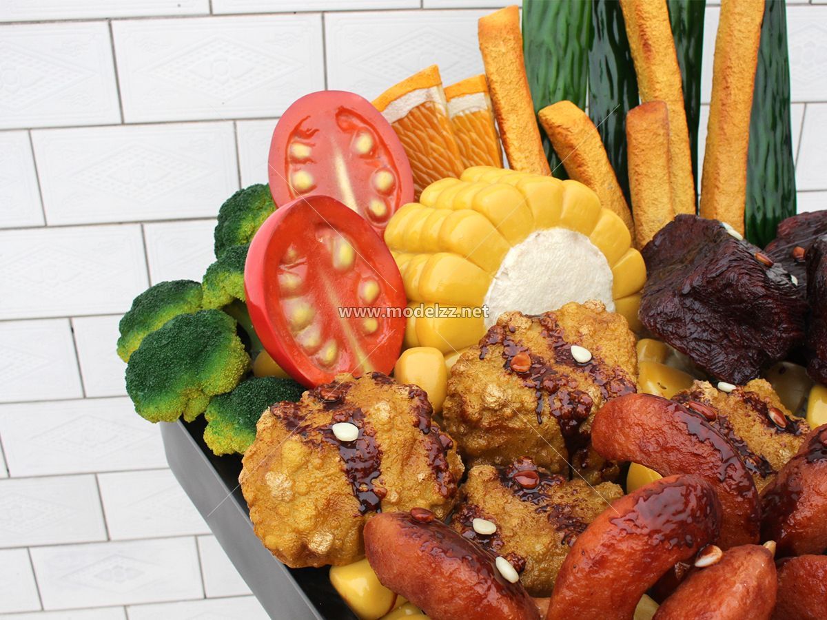 1.7m Beef Snack Imitation Plastic Food Models