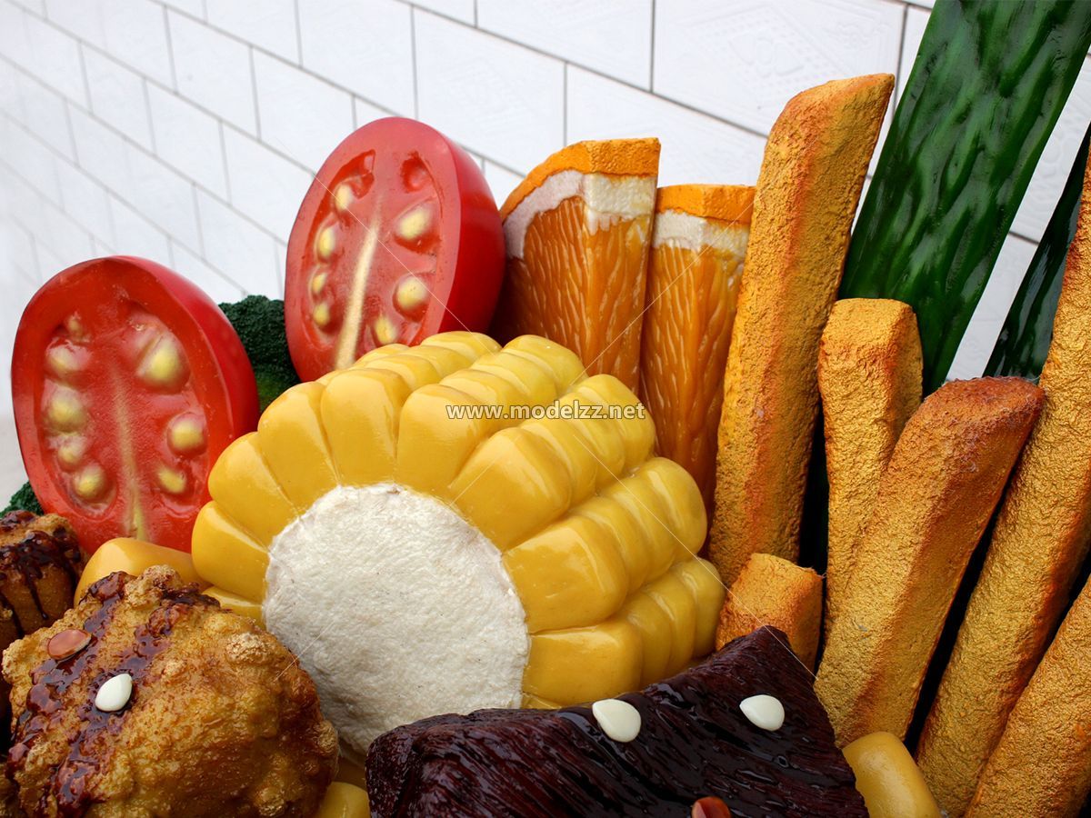 1.7m Beef Snack Imitation Plastic Food Models