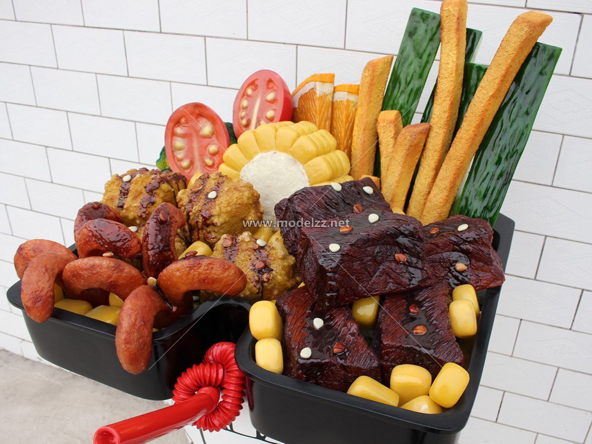 1.7m Beef Snack Imitation Plastic Food Models