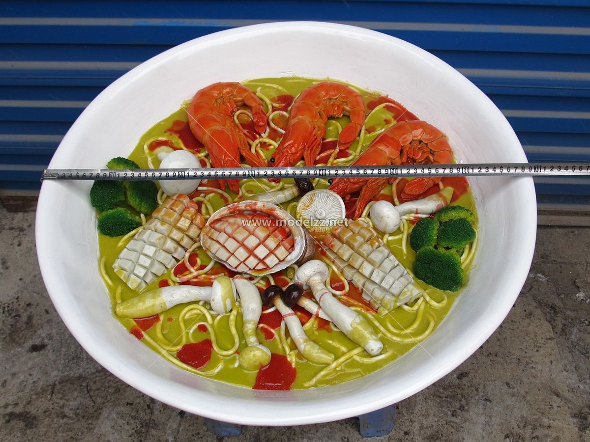 70CM Big Bowl Hand-pulled Noodle Plastic Food Models