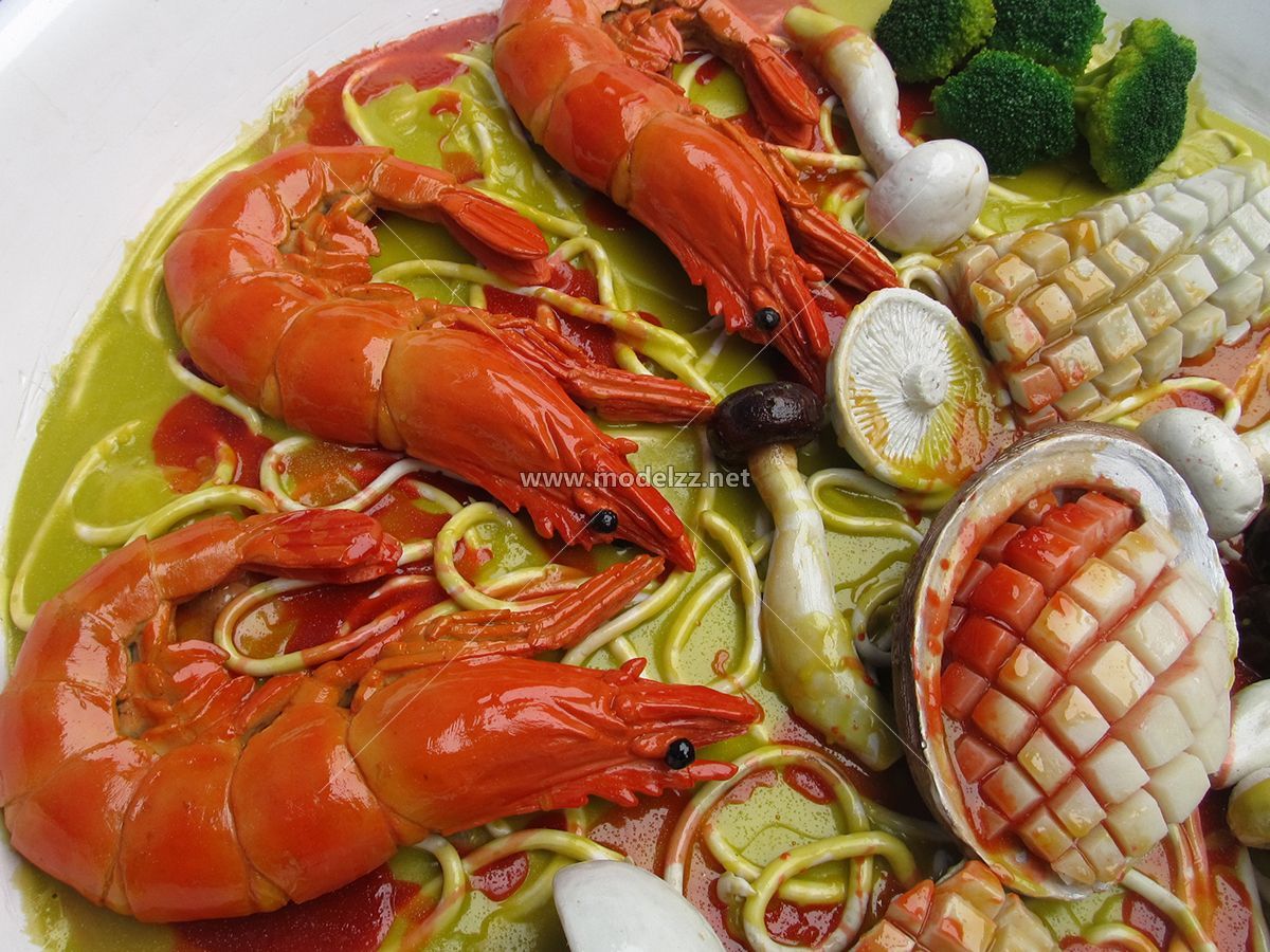 70CM Big Bowl Hand-pulled Noodle Plastic Food Models
