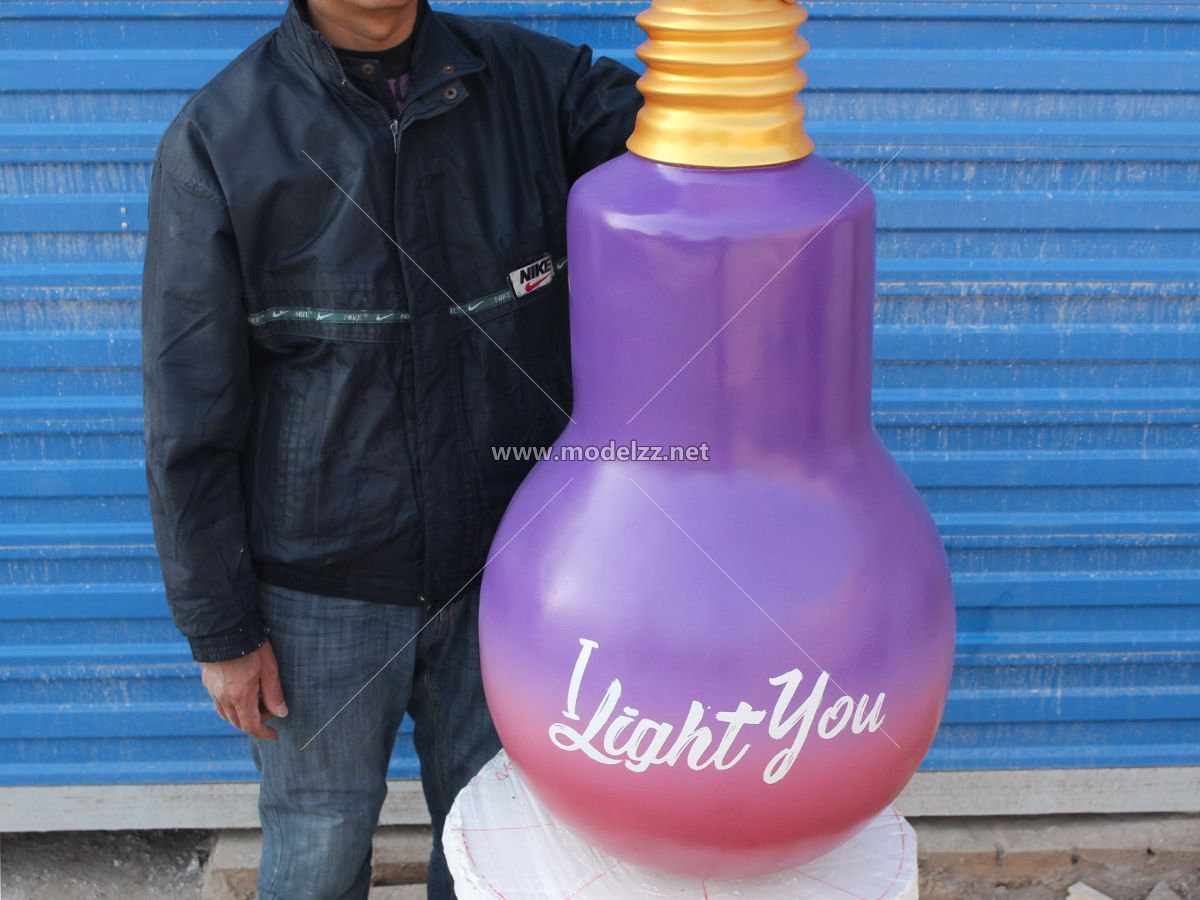 Fiberglass Bulb Art Display Resin Art