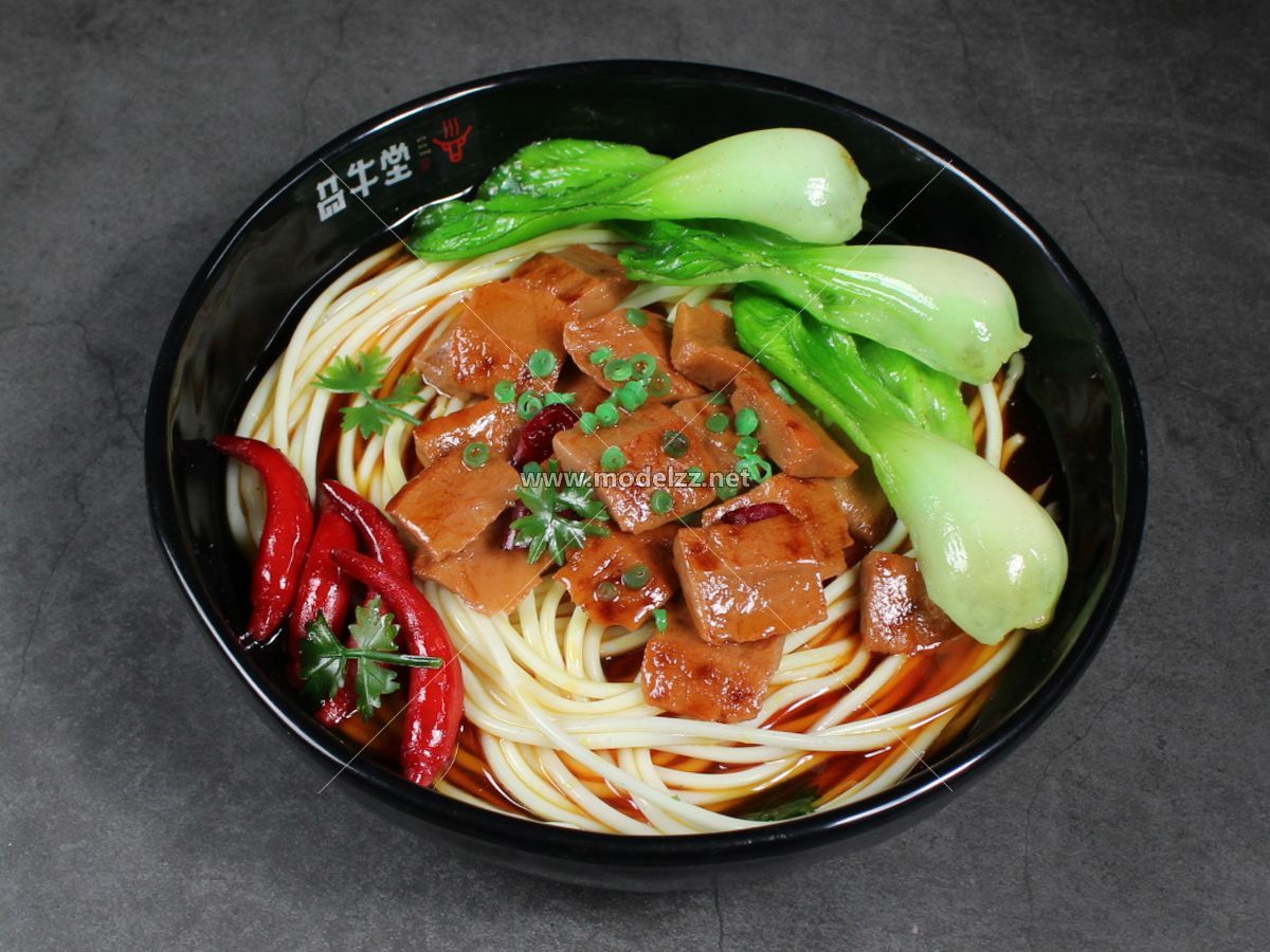 Beef Noodles Plastic Food Models