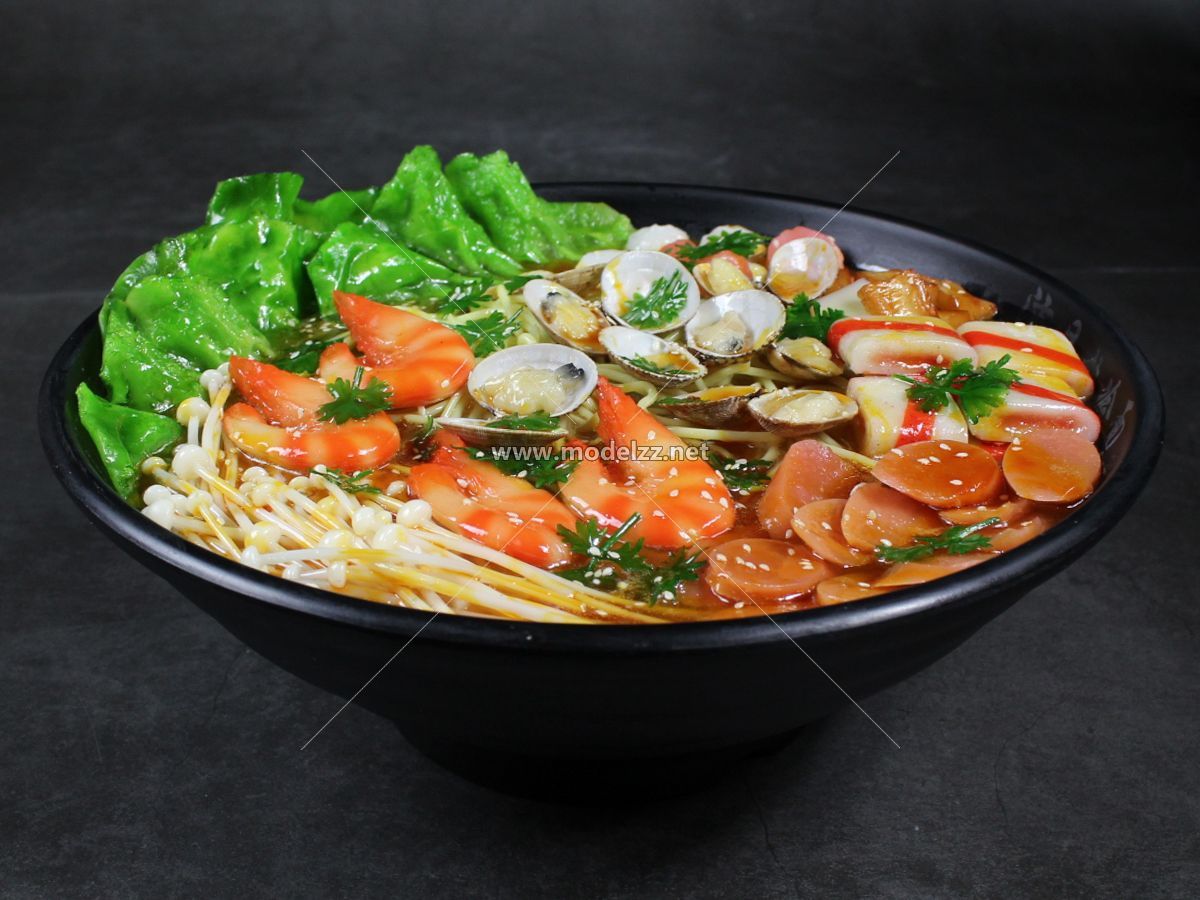 Cold Noodle Simulation Food Model