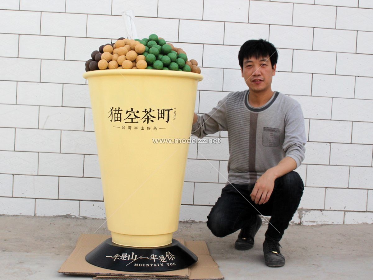 1.2m Bubble Tea Simulation food model