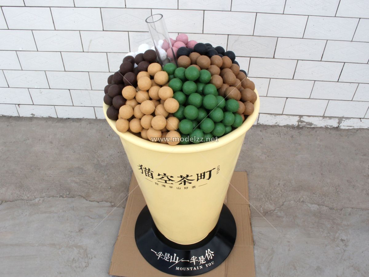1.2m Bubble Tea Simulation food model