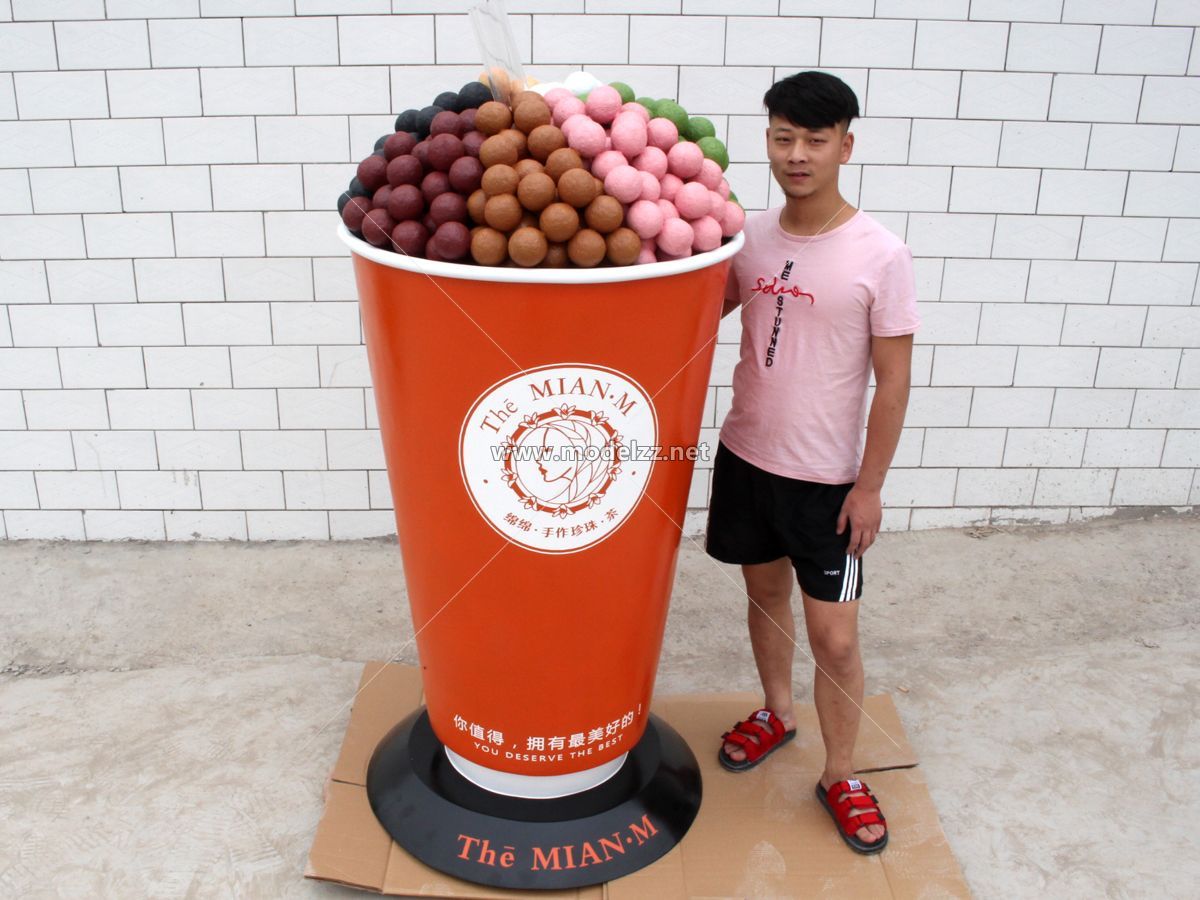 1.8m Bubble Tea Simulation Food Model