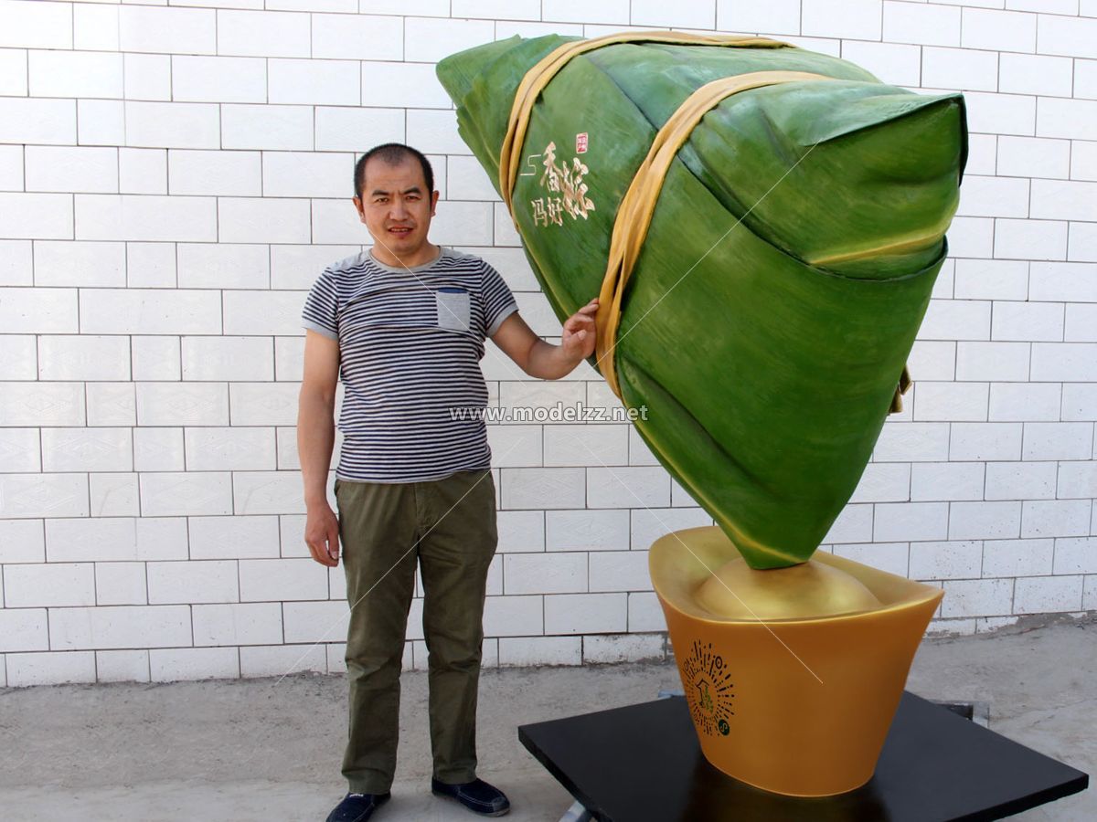 1.9M Zongzi Simulation Food Model