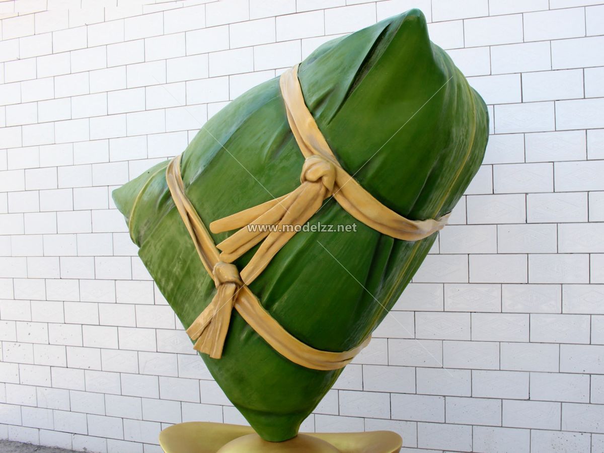 1.9M Zongzi Simulation Food Model