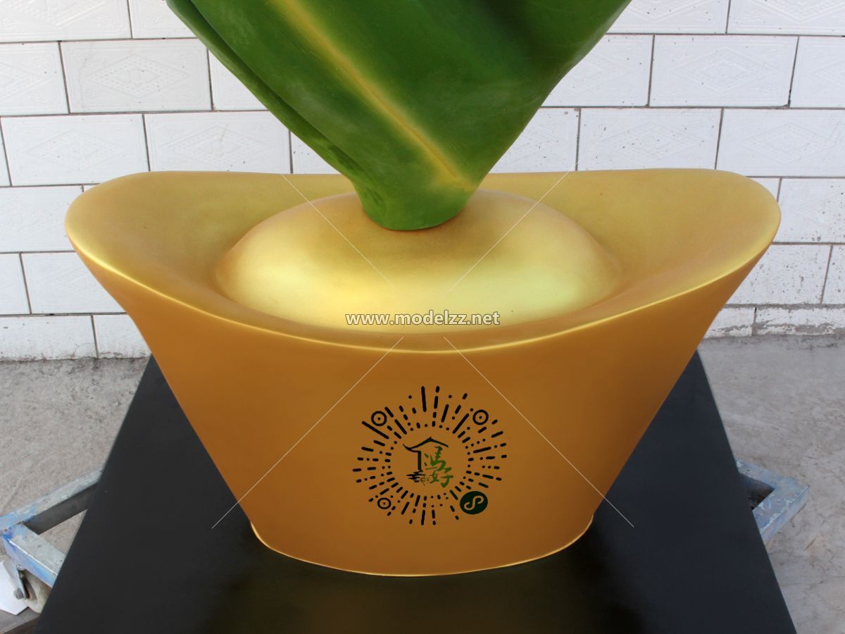 1.9M Zongzi Simulation Food Model