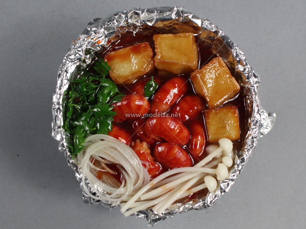Seafood Rice Noodle Plastic Food Models