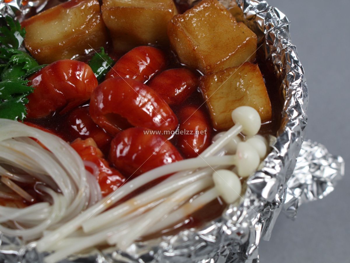 Seafood Rice Noodle Plastic Food Models