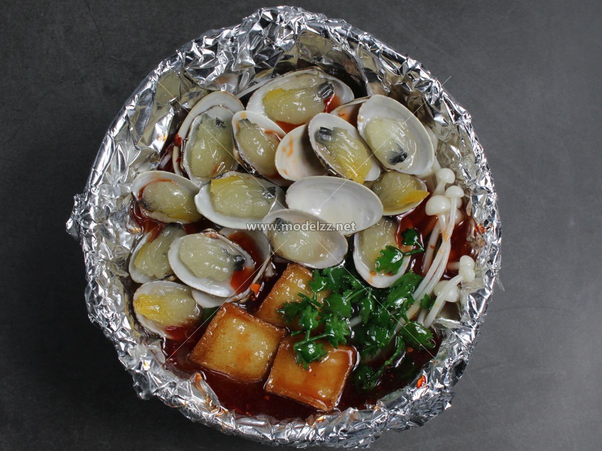 Seafood Rice Noodle Plastic Food Models