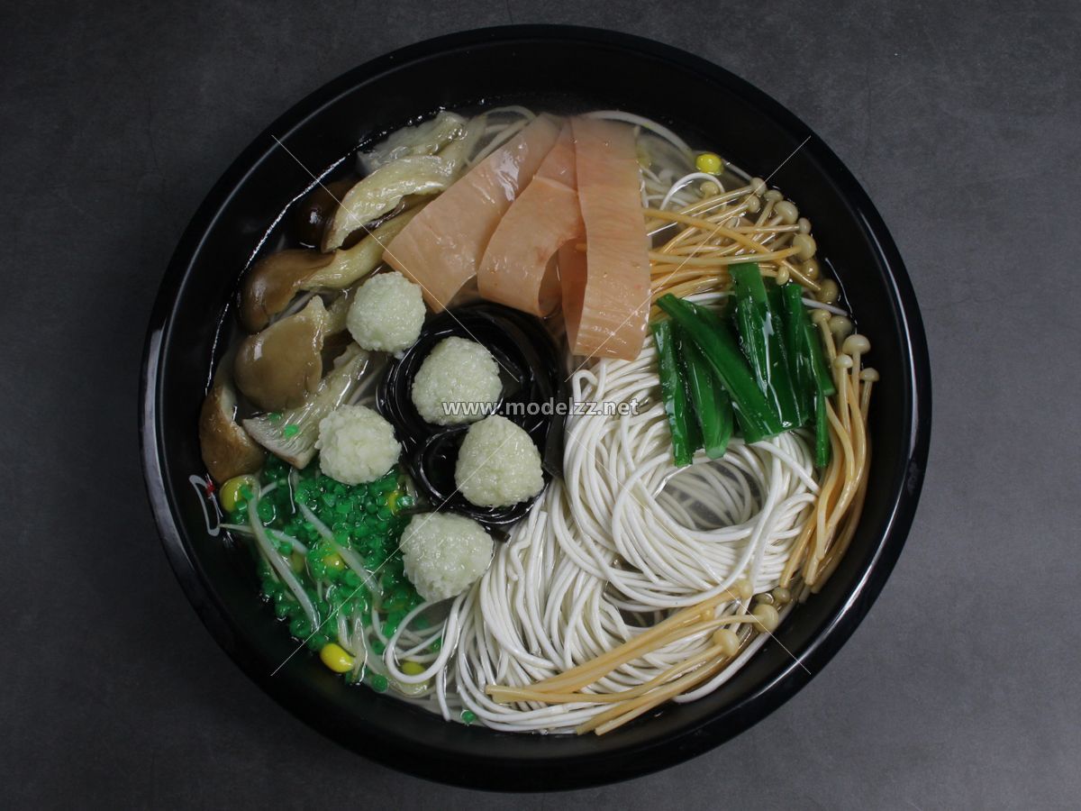 Rice Noodle Resin Plastic Food Models 