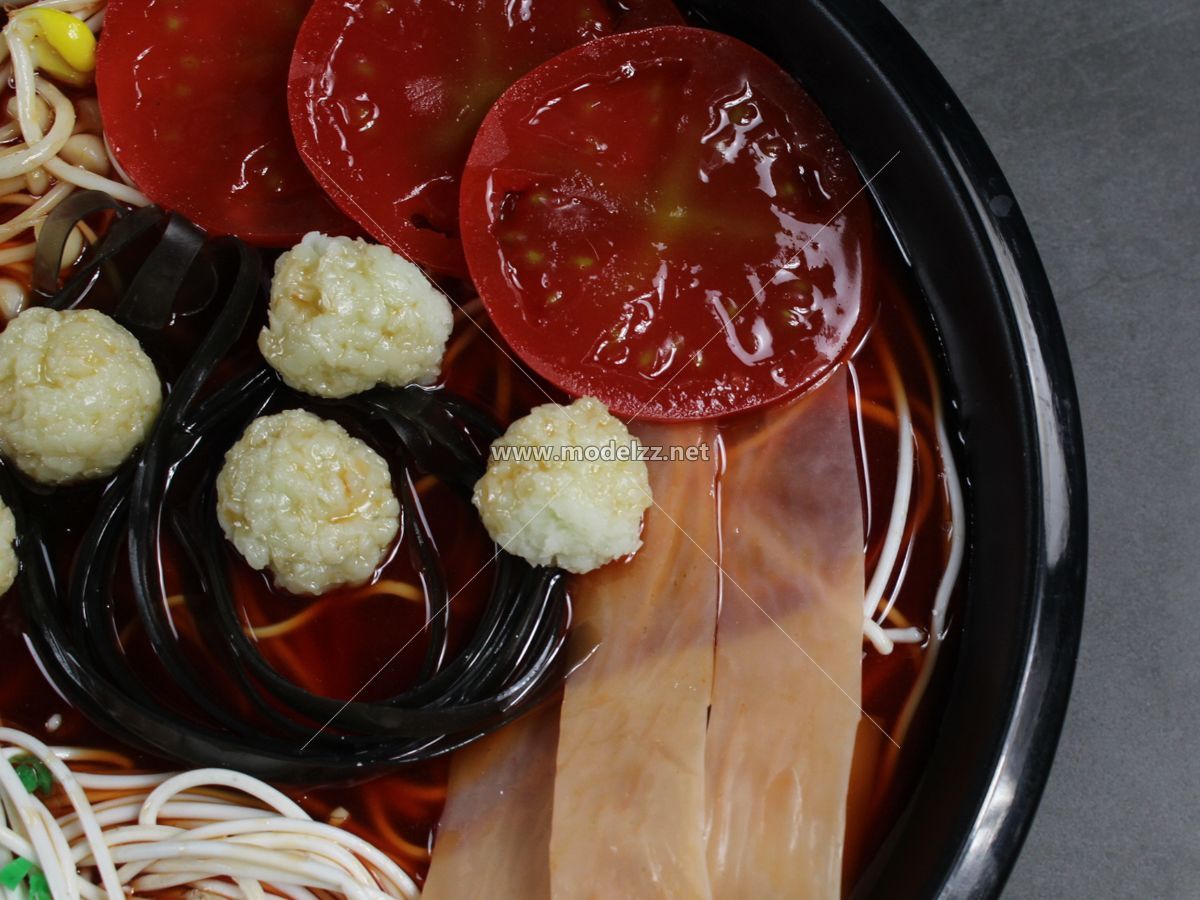 Rice Noodle Resin Plastic Food Models 