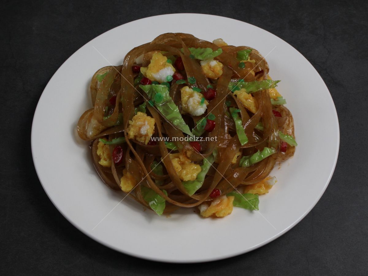 Fried Rice Noodle Plastic Food Models