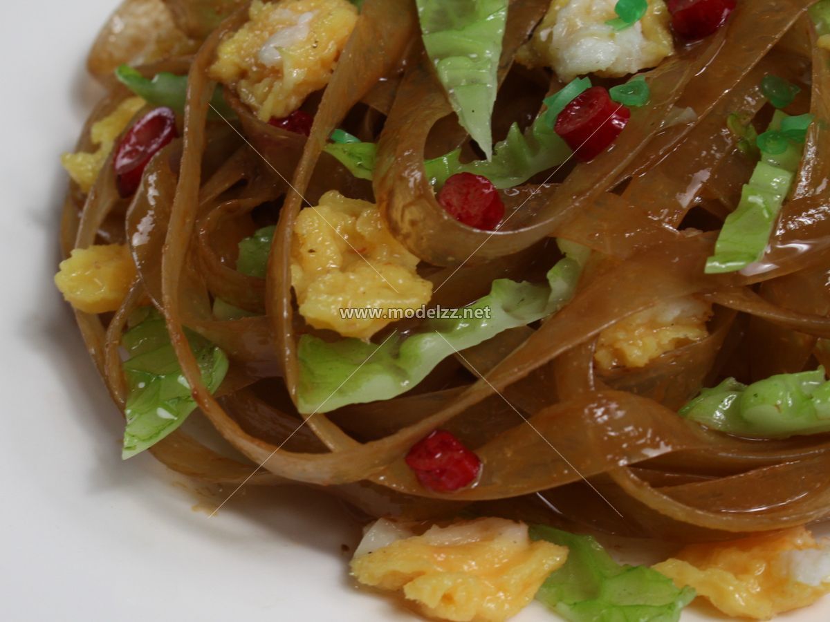 Fried Rice Noodle Plastic Food Models