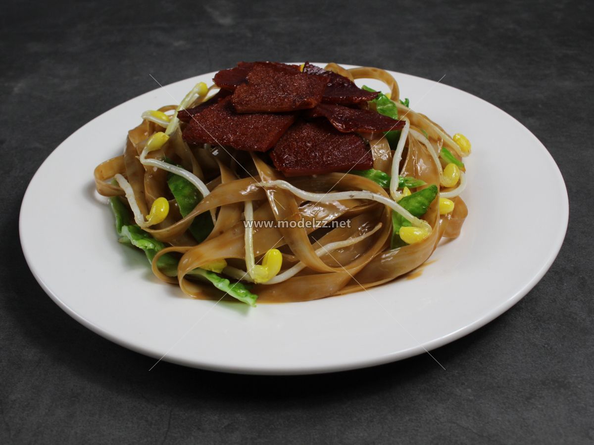 Fried Rice Noodle Plastic Food Models