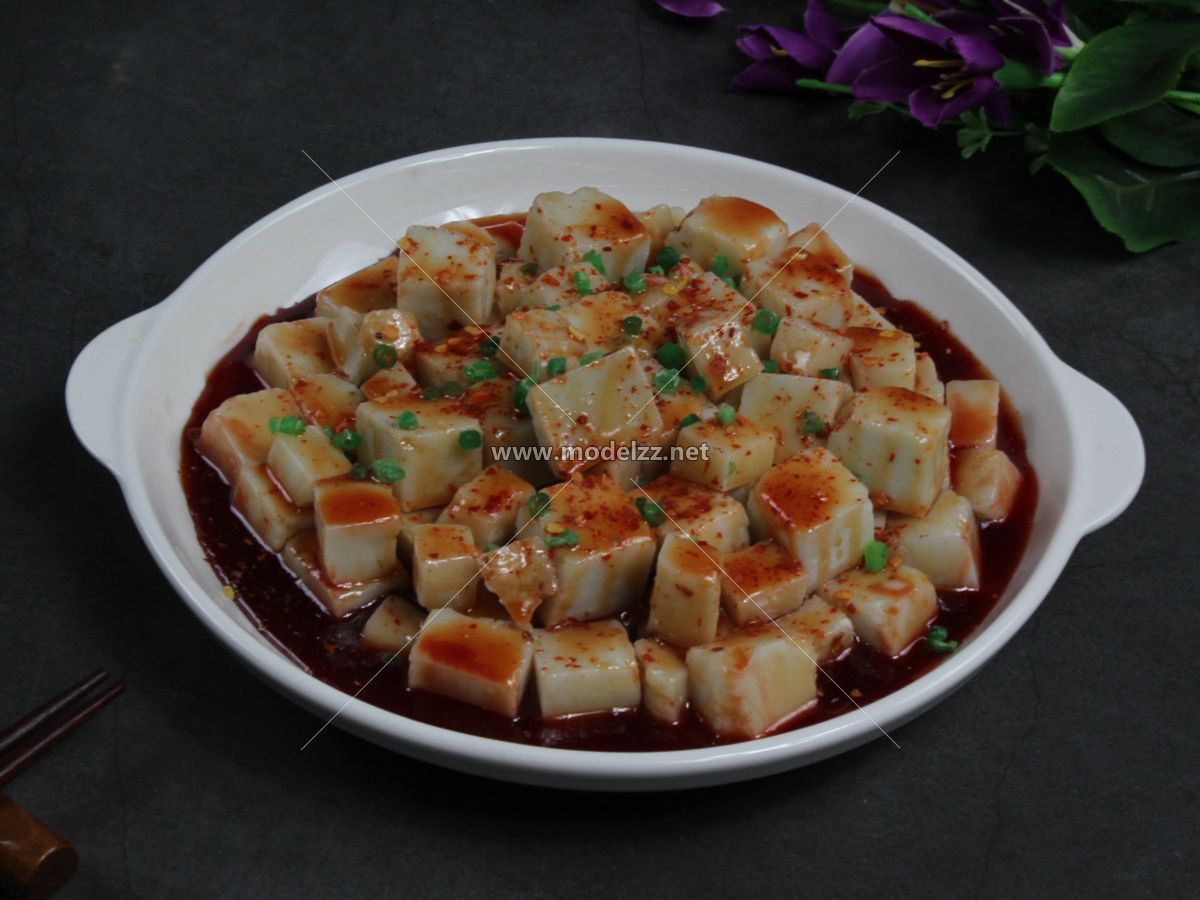 Spicy Bean Curd Plastic Food Models