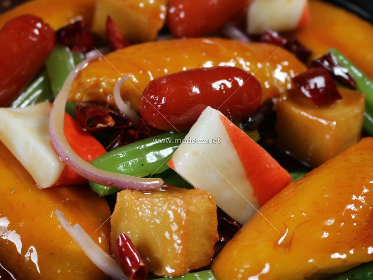 Hot Spicy Pot Food Plastic Food Models
