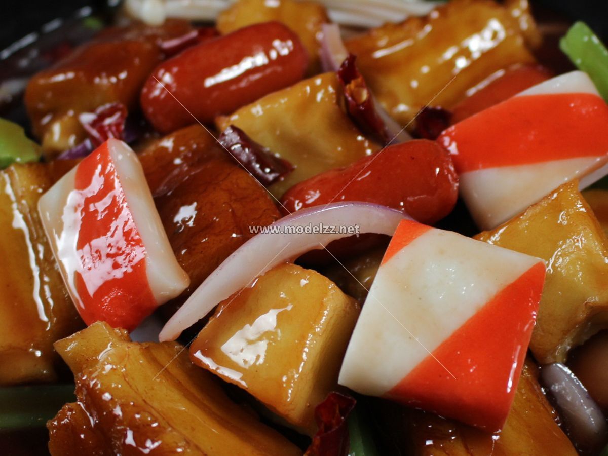 Hot Spicy Pot Food Plastic Food Models