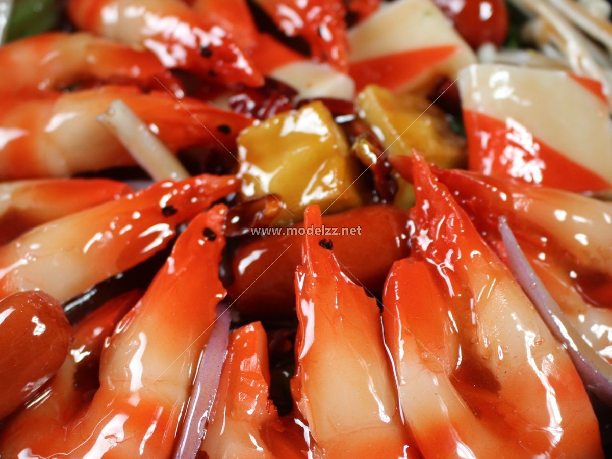 Hot Spicy Pot Food Plastic Food Models