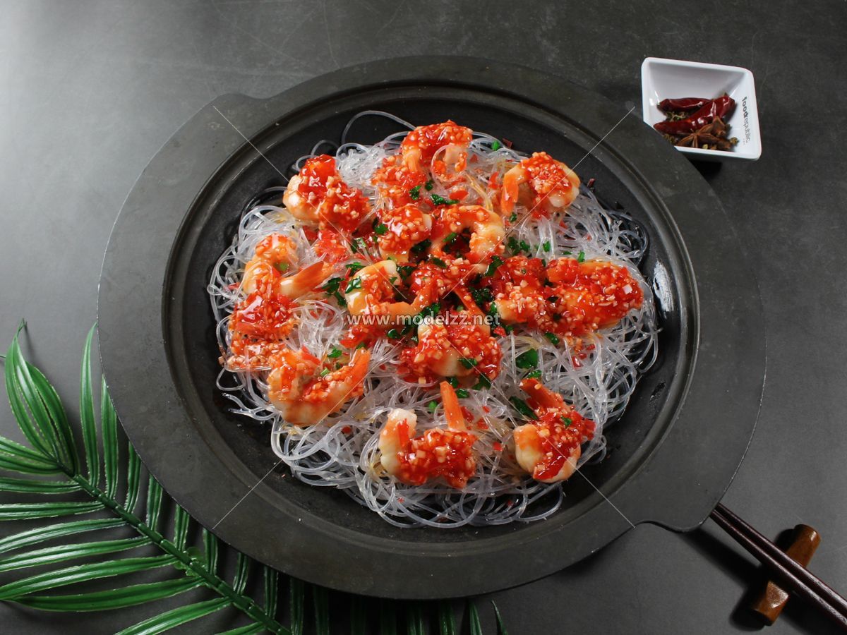Shrimp Noodles Plastic Food Models