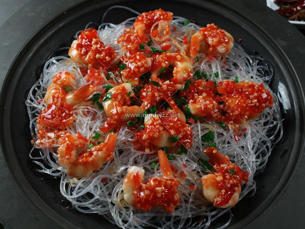 Shrimp Noodles Plastic Food Models