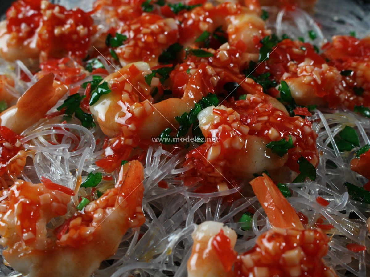 Shrimp Noodles Plastic Food Models