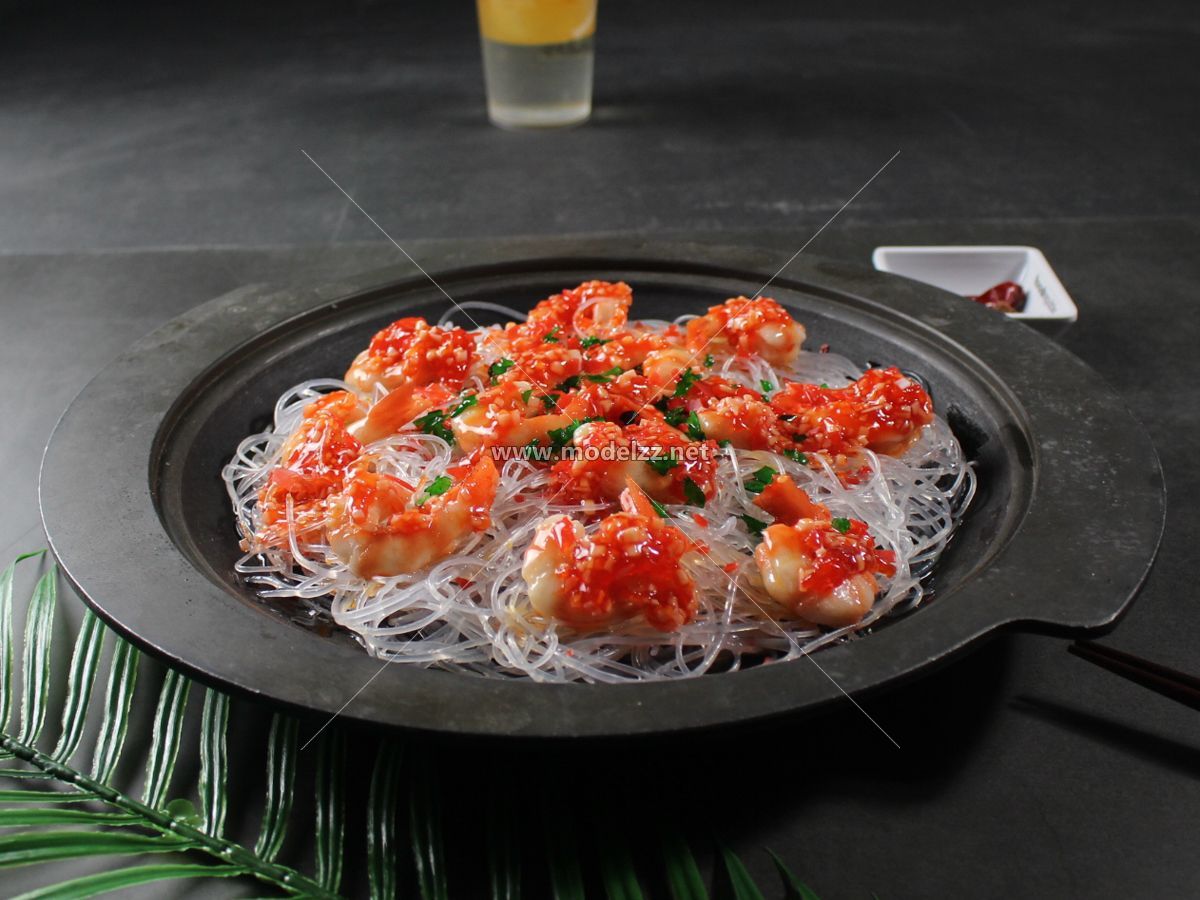 Shrimp Noodles Plastic Food Models