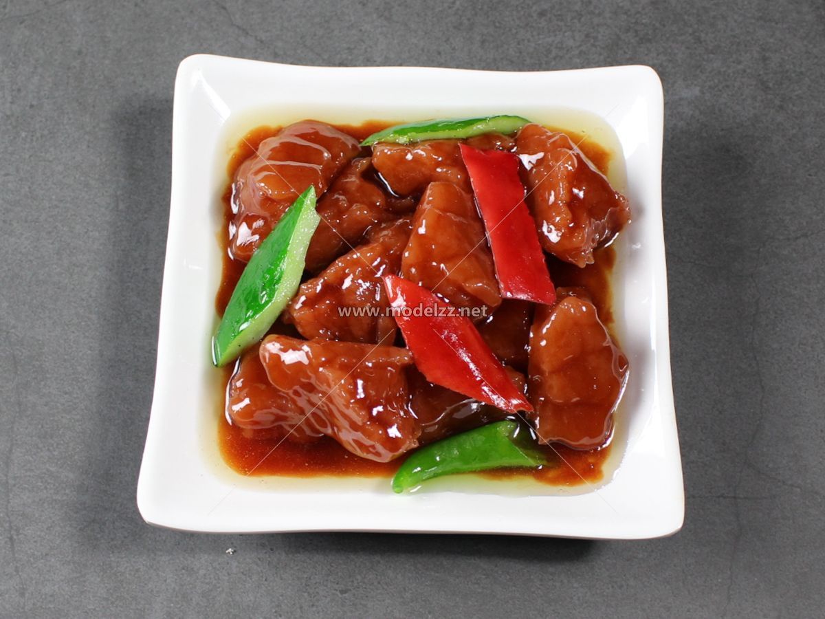 Delicious Dishes Model Resin Art For Restaurant