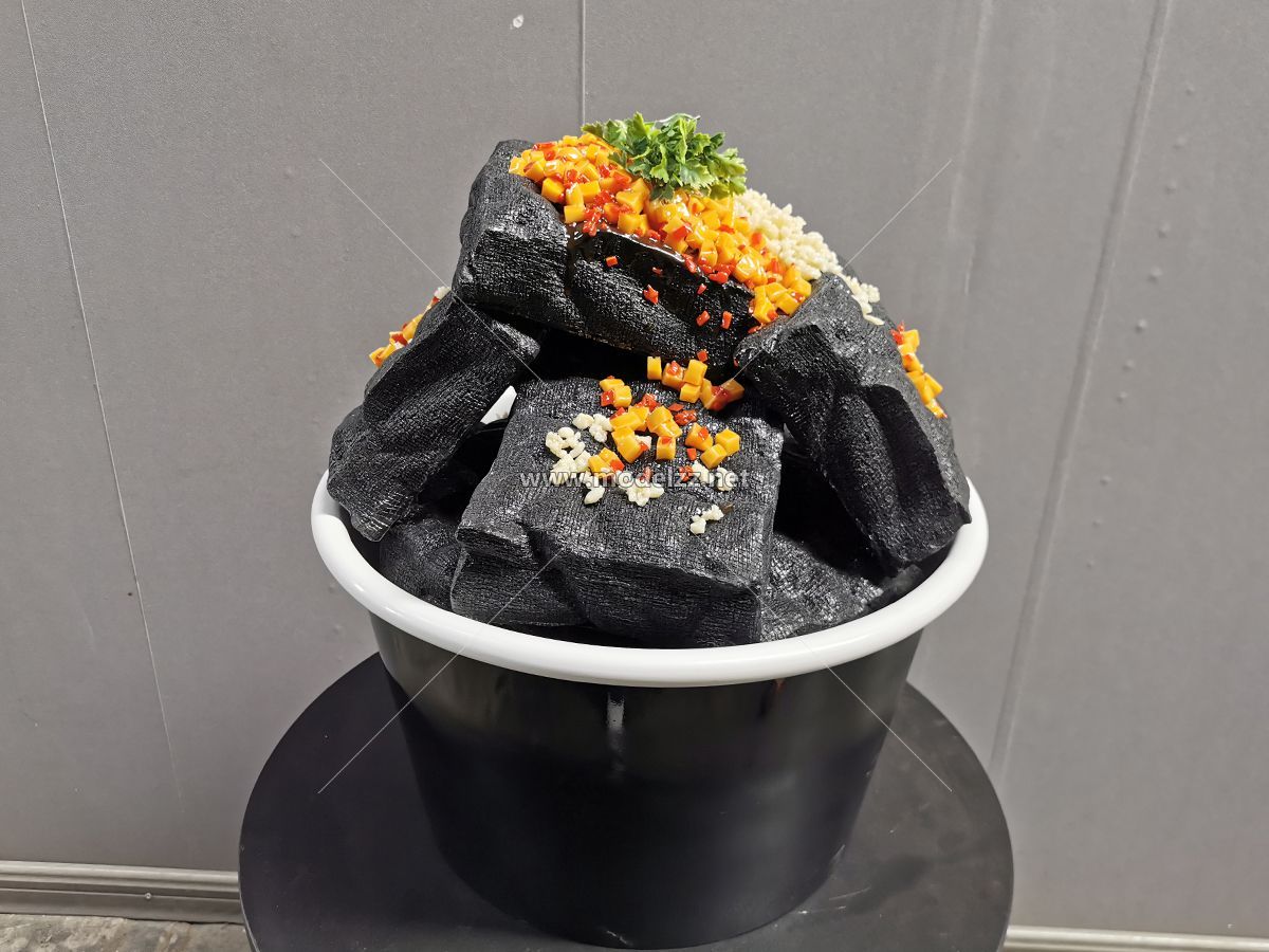 Food FRP statue Stinky Tofu
