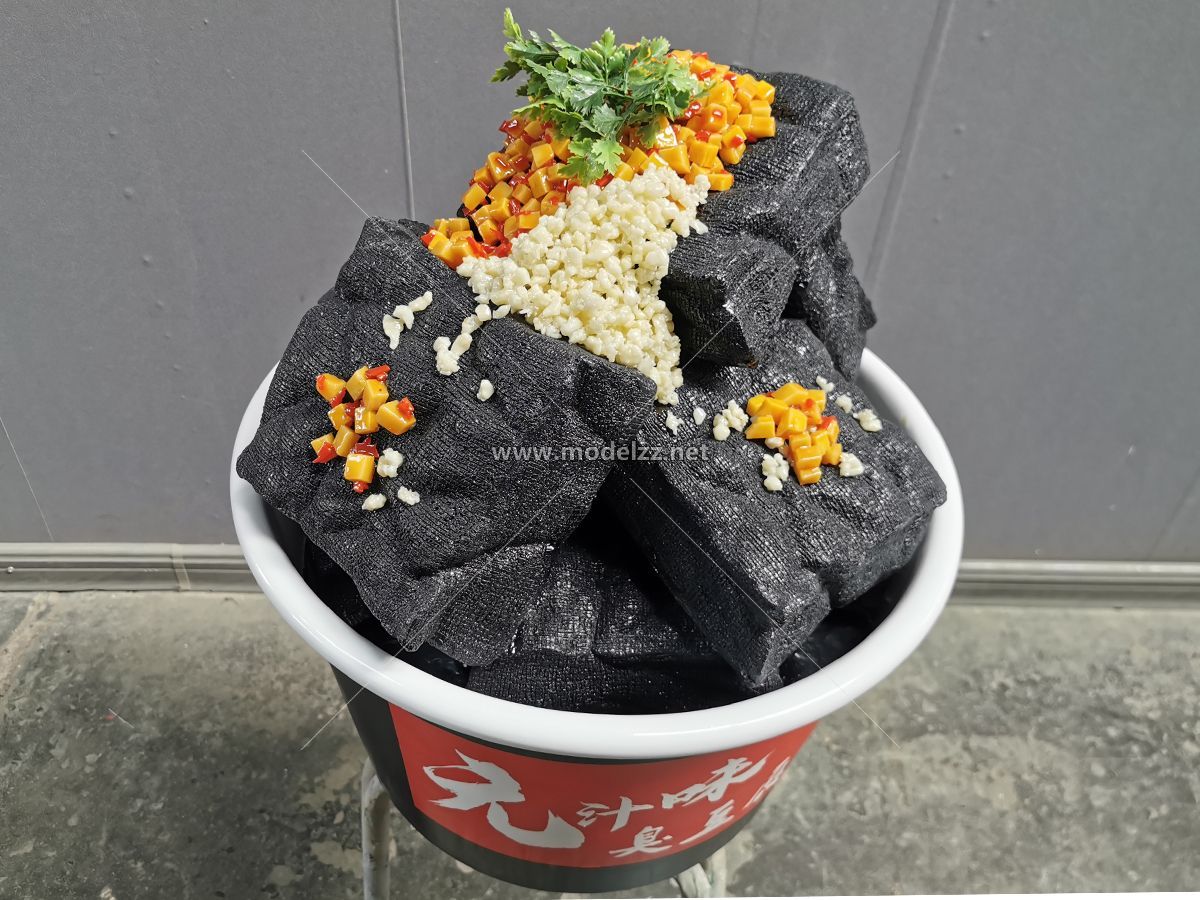 Food FRP statue Stinky Tofu