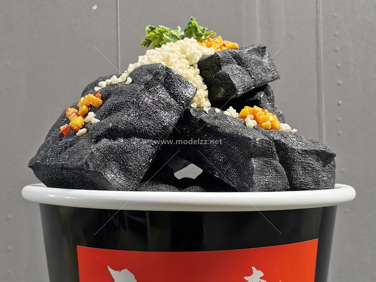 Food FRP statue Stinky Tofu