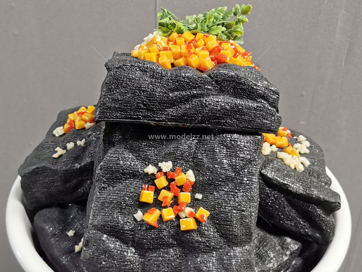 Food FRP statue Stinky Tofu