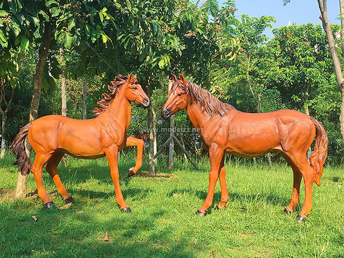 Horse Animal Sculpture FRP Statues