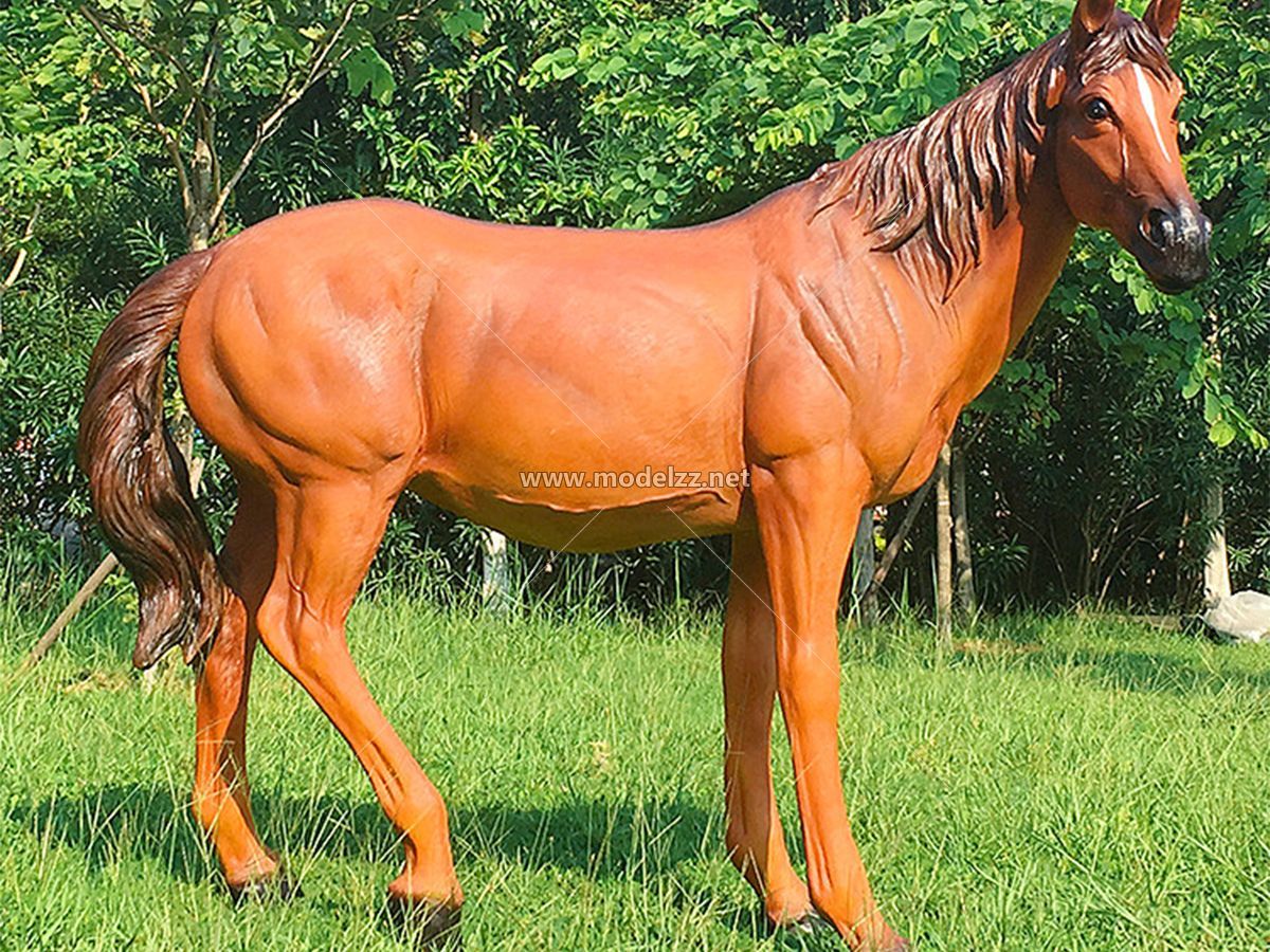 Horse Animal Sculpture FRP Statues