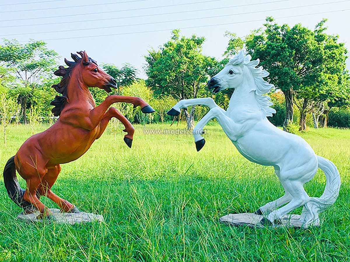 Horse Animal Sculpture FRP Statues