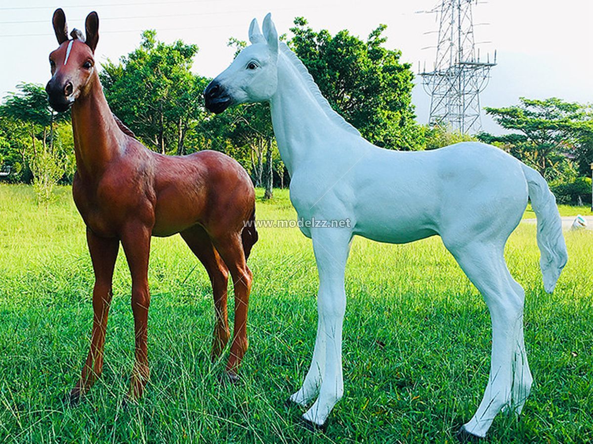 Horse Animal Sculpture FRP Statues