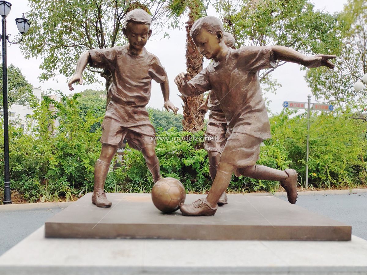 Sports Player Bronze Statue