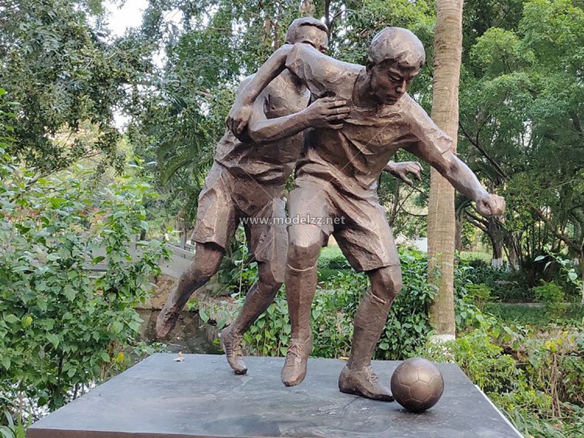 Sports Player Bronze Statue