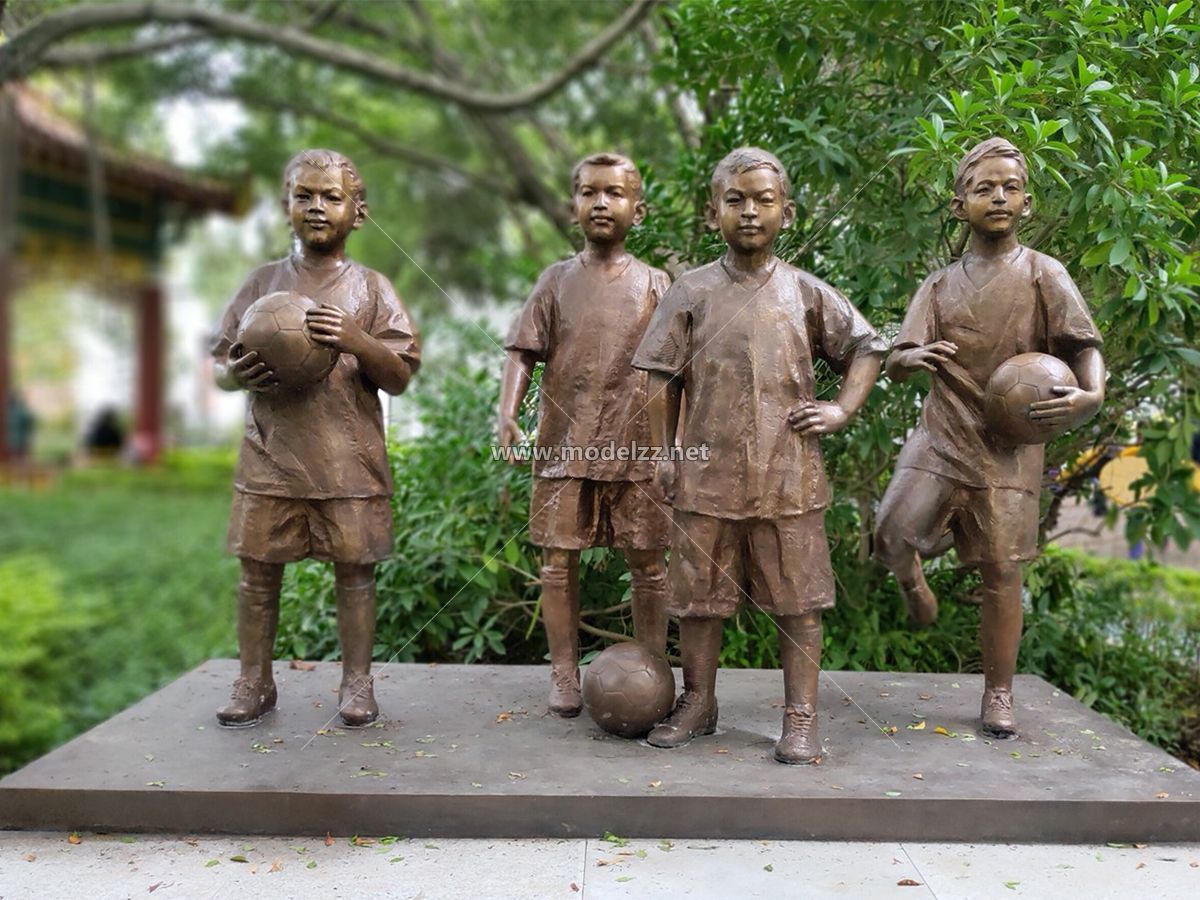 Sports Player Bronze Statue