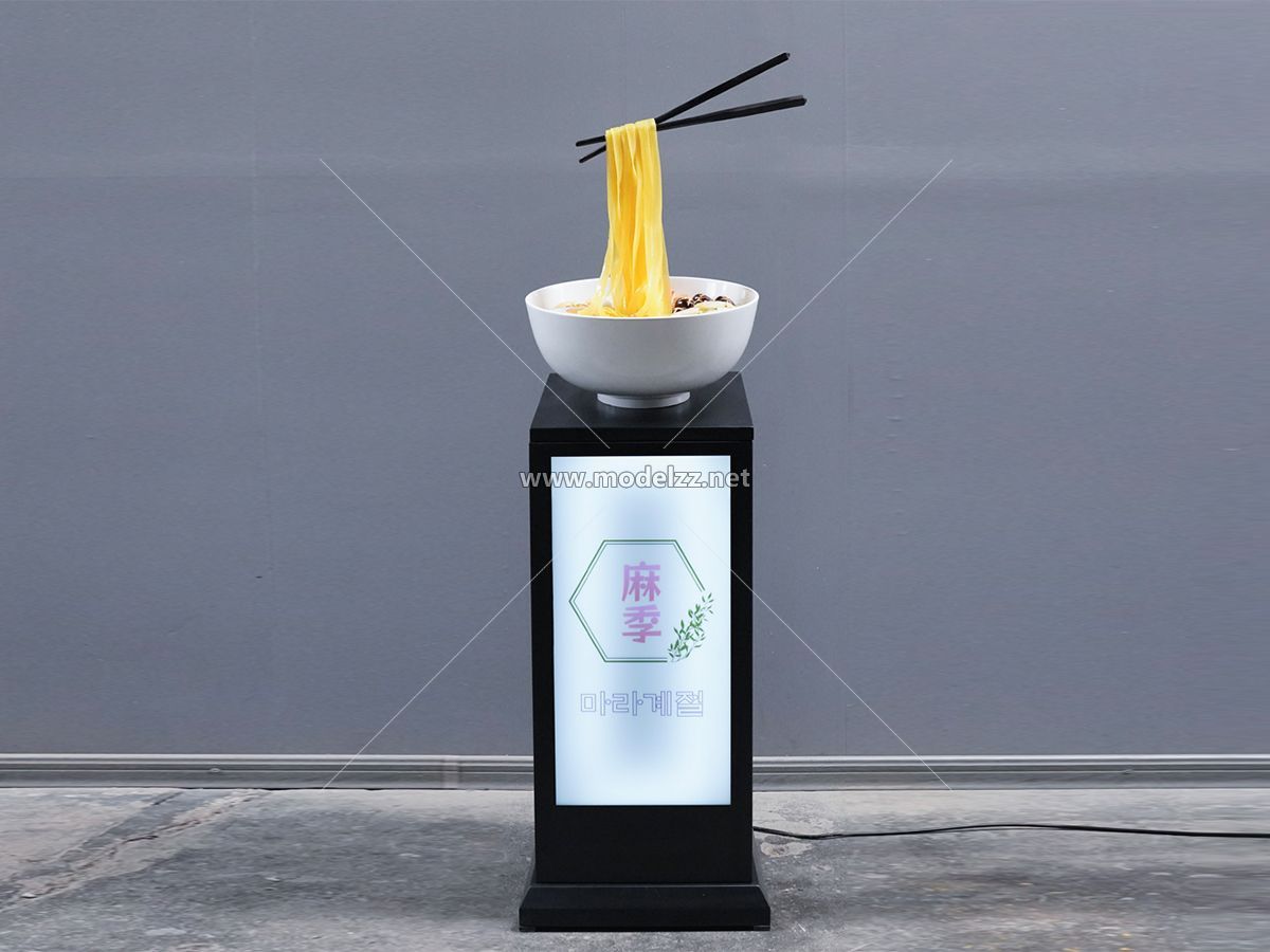  Simulation Noodle Display Custom Outdoor Sculptures
