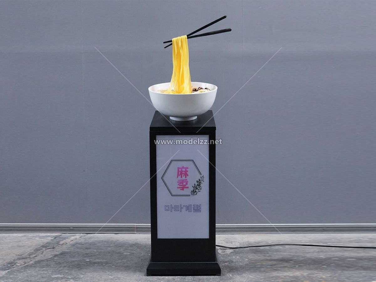  Simulation Noodle Display Custom Outdoor Sculptures
