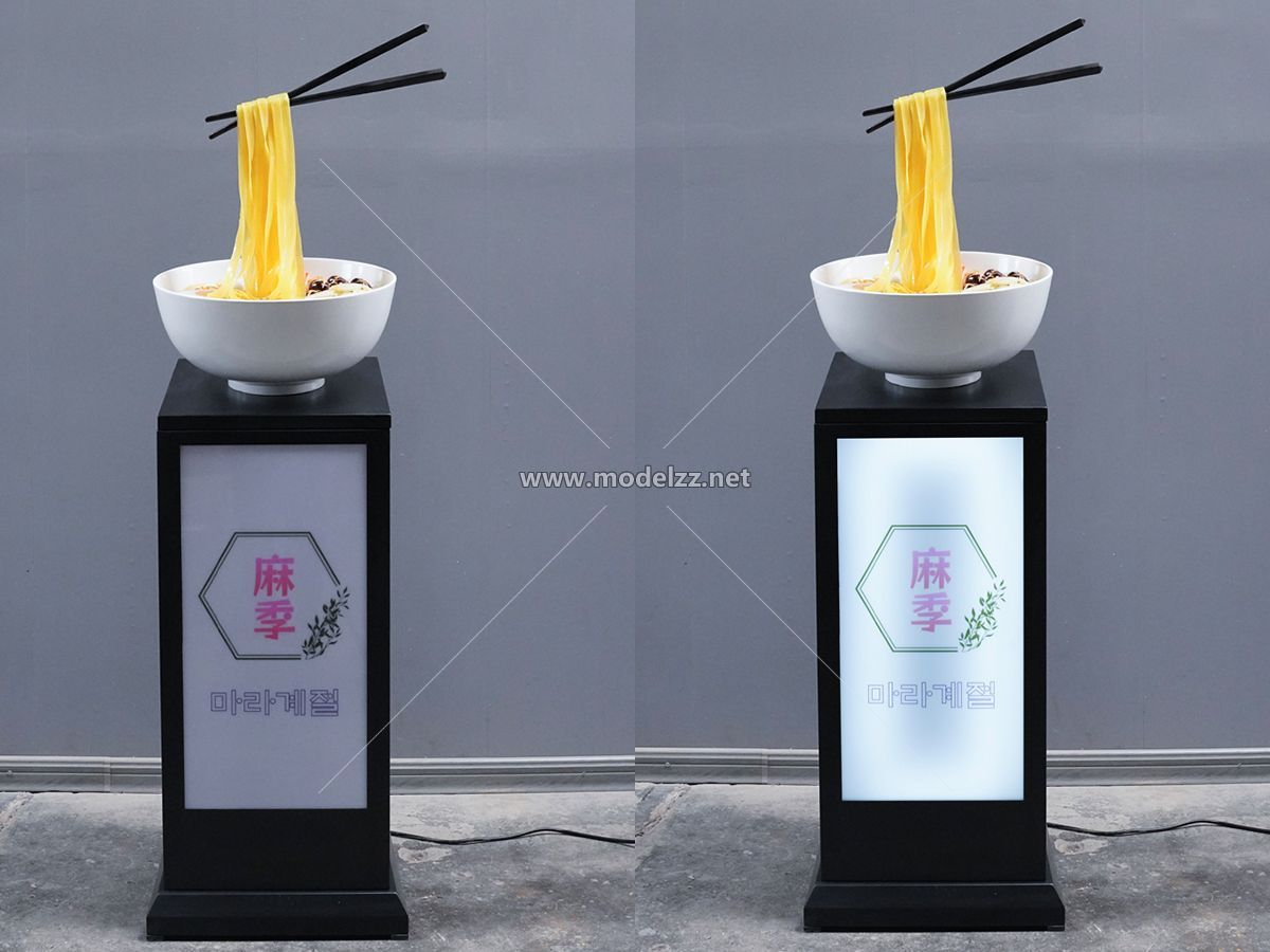  Simulation Noodle Display Custom Outdoor Sculptures