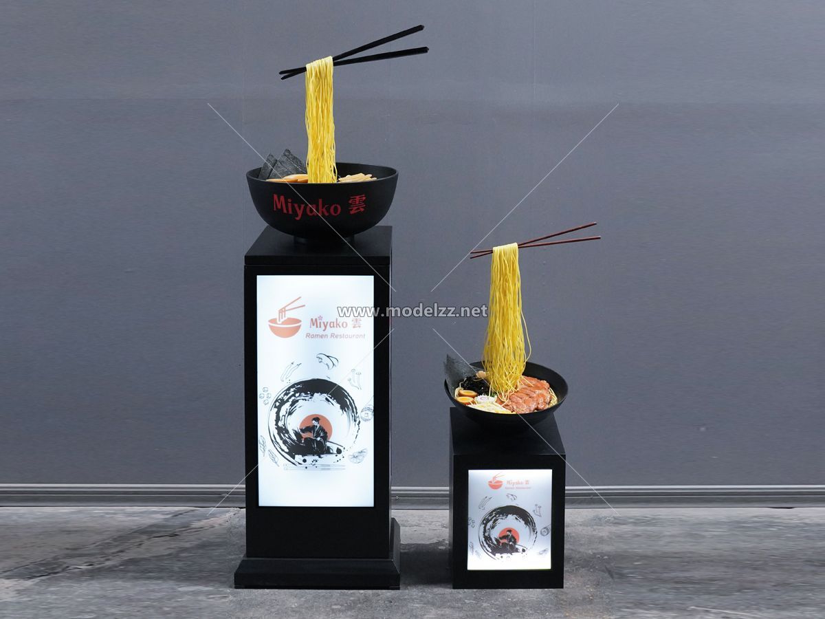Food sculptures Simulation Noodle Outdoor Sculptures