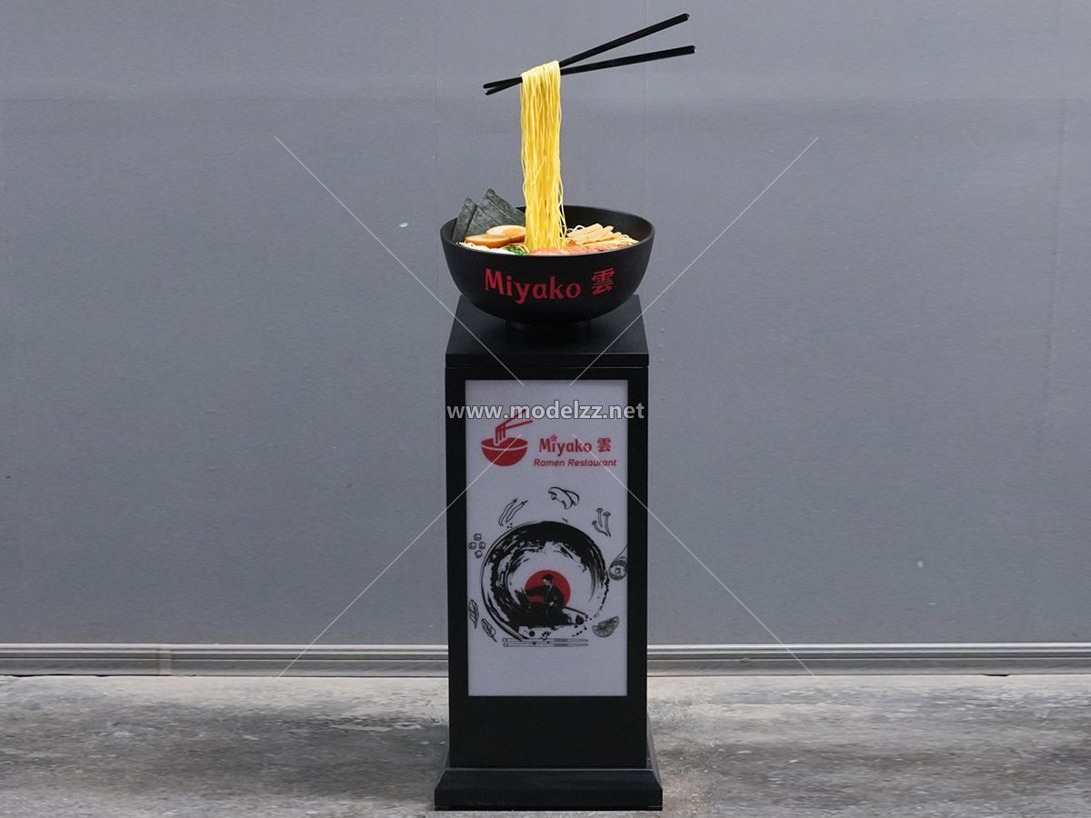 Food sculptures Simulation Noodle Outdoor Sculptures